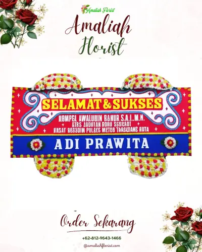 Karangan Bunga Ucapan Selamat di Kaladawa